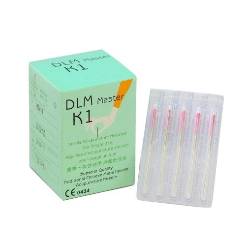 Aiguilles d’acupuncture DLM Master coréennes K1 individuelles (Bte/100)