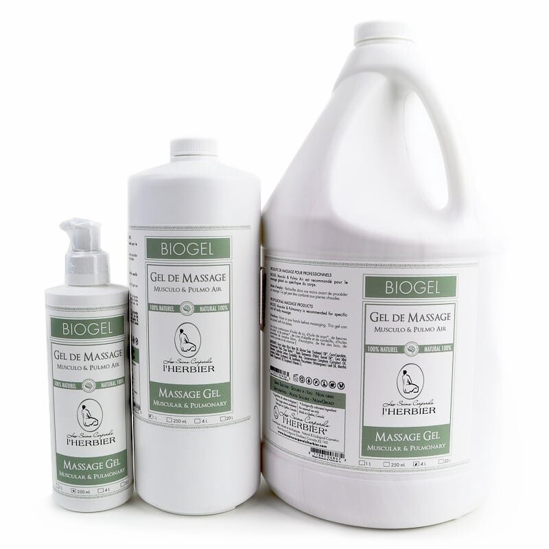 BioGel - Gel de Massage - Musculo &amp; Pulmo Air - 3 FORMATS