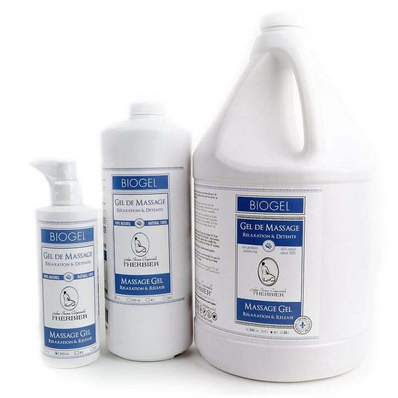 BioGel - Gel de Massage - Relaxation &amp; Détente - 3 FORMATS