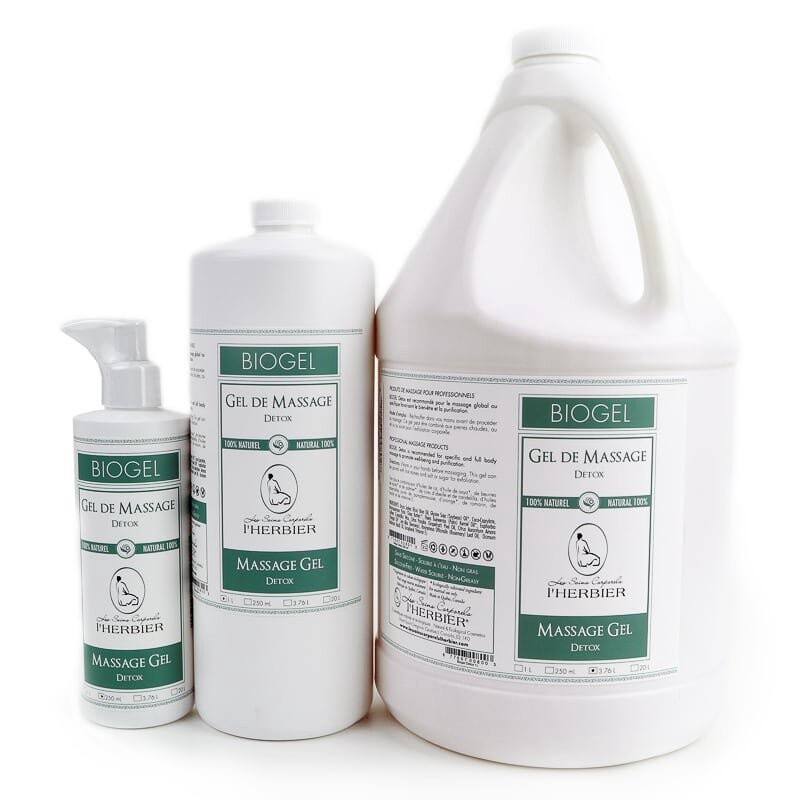 BioGel - Gel de massage - Détox - 3 FORMATS