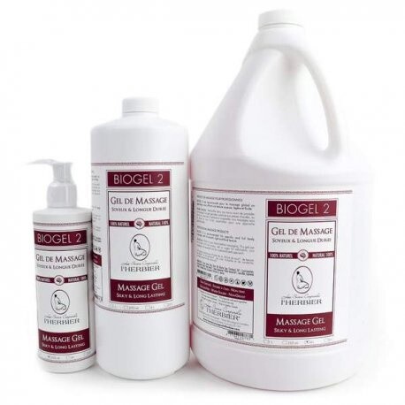 BioGel 2 - Gel de Massage - Soyeux et longue durée - 3 FORMATS