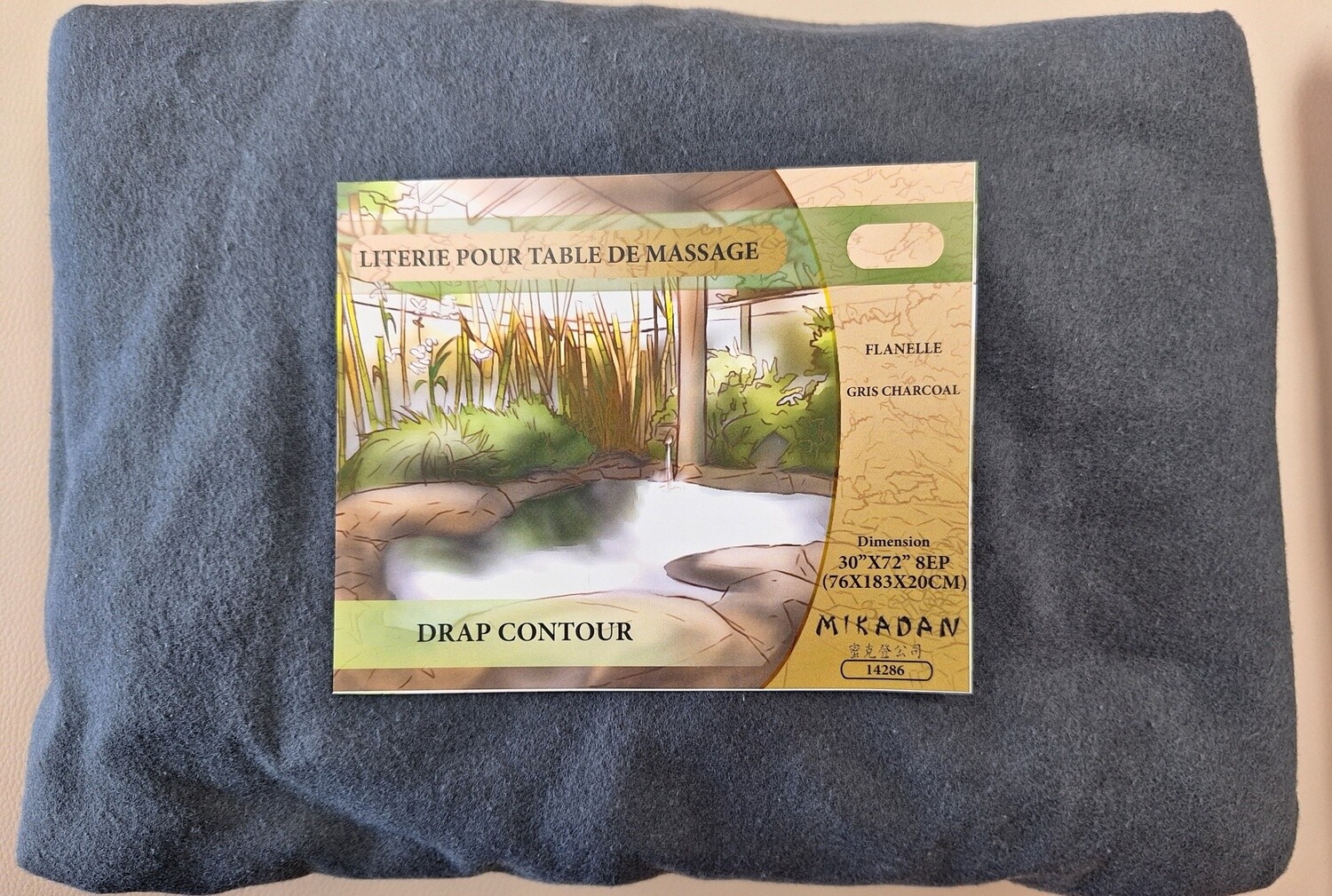 Drap flanelle Charcoal
