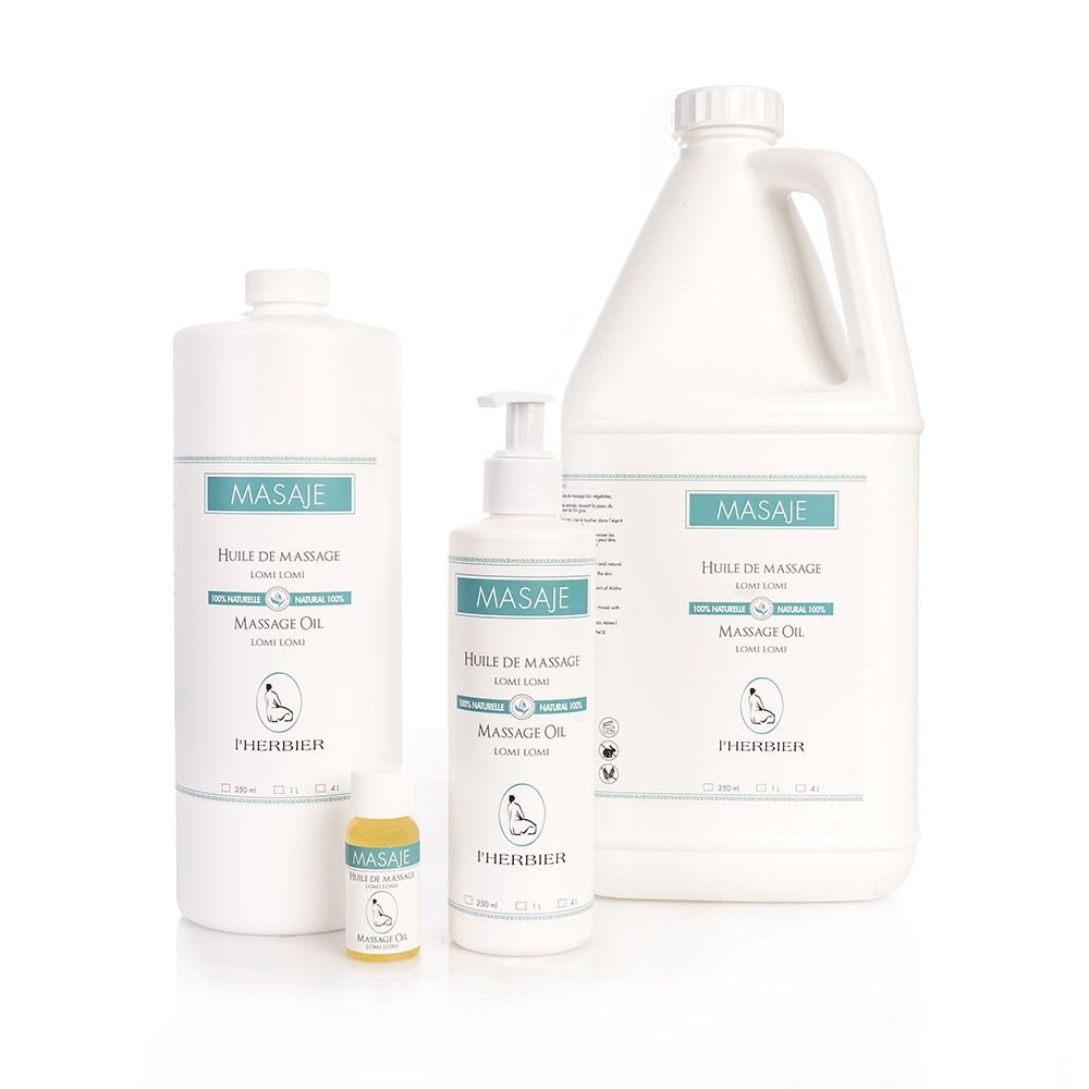 Gamme Masaje Huile de massage LOMI-LOMI - 3 FORMATS