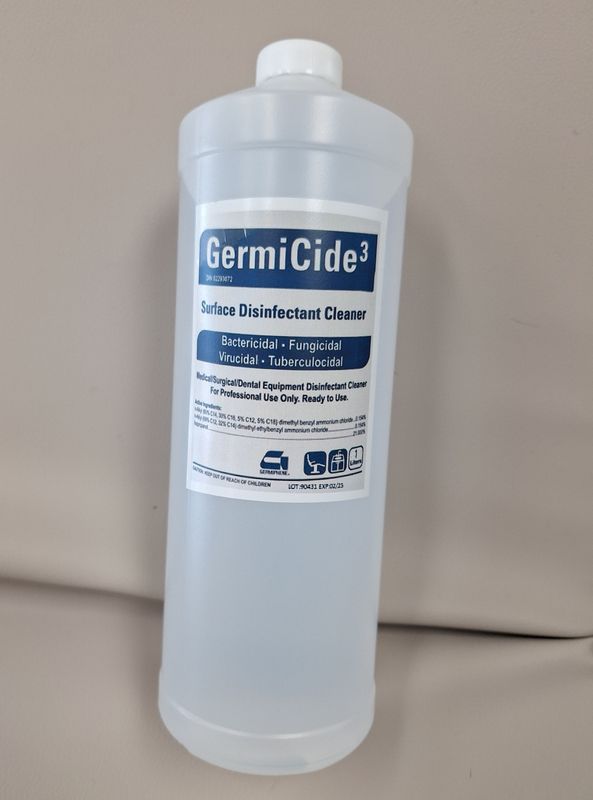 GermiCide 3. Liquide pour vaporisateur 1 Litre
