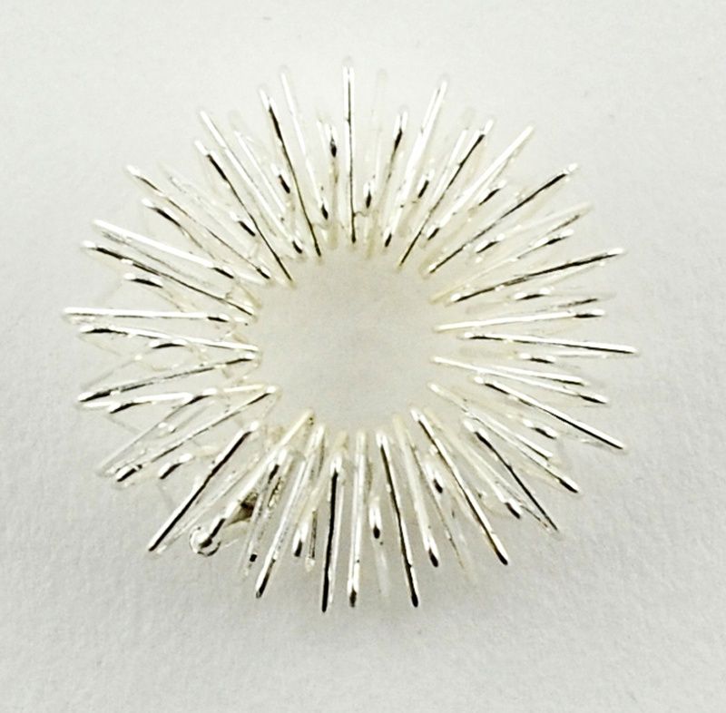 Anneau masseur pour les  doigts, Couleur: Argent clair
