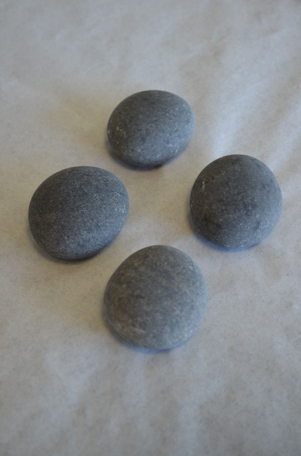 Grosses pierres  de Basalte (Dos, Colonnes Vertébrales), Quantité: Paquet de 4