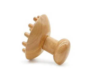Outil de massage en bois  en forme de champignon  Madéro