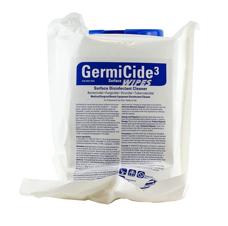GamaCide 3. Lingettes pour surface dure 160 unités, Format: RECHARGE Exp.02/2027 50212