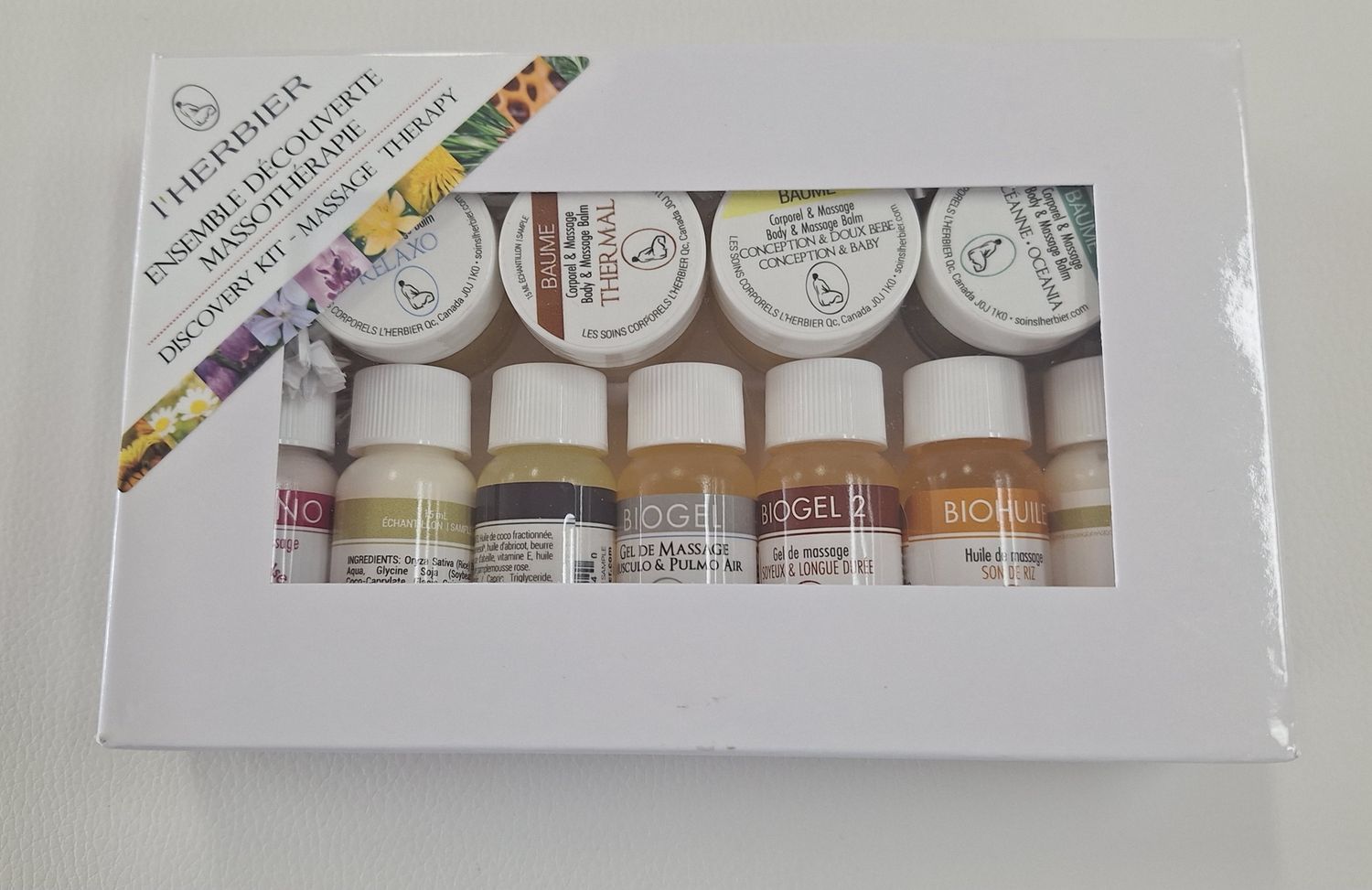 Ensemble Baumes Corporels et Massage Découverte 11 produits
