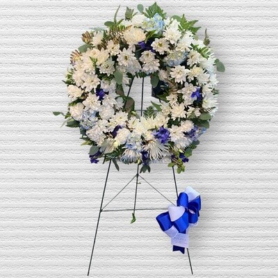 Blue Love Wreath