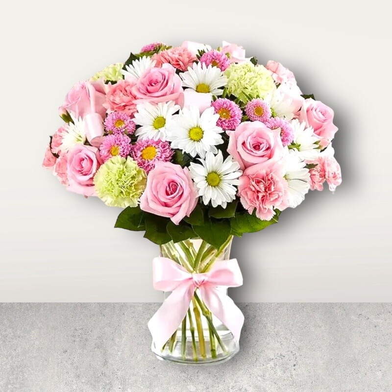 Patti&#39;s Pink Floral Arrangement