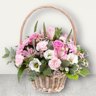 Lovely Pink Basket