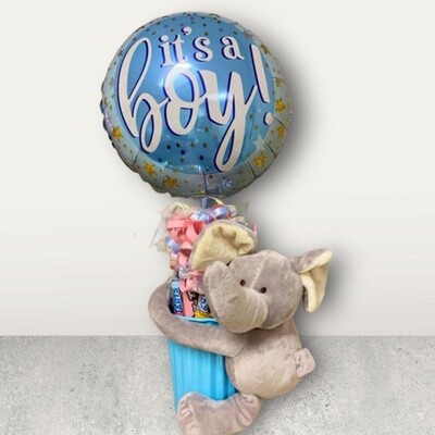 It&#39;s a Boy Balloon and Candy Container