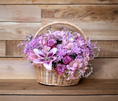Basket of Lavender Blooms