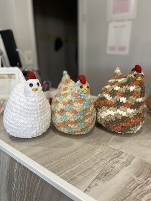 Hand Made Crochet Chicken