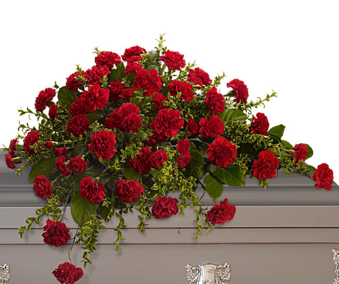 Carnations Casket Spray