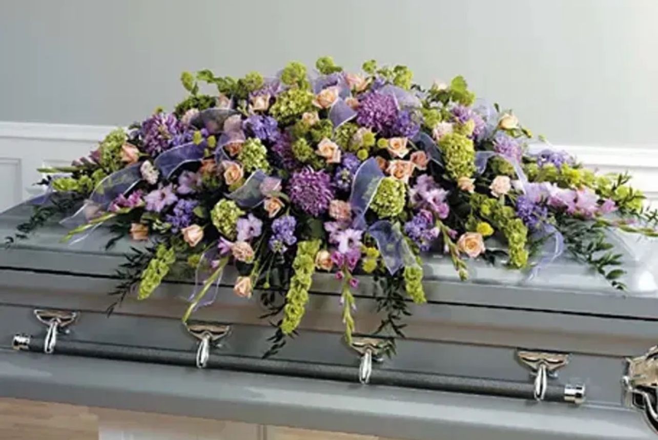 Thoughts of You Casket Spray