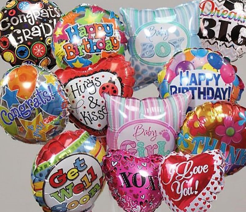 Mylar Balloons (For All Occasions)
