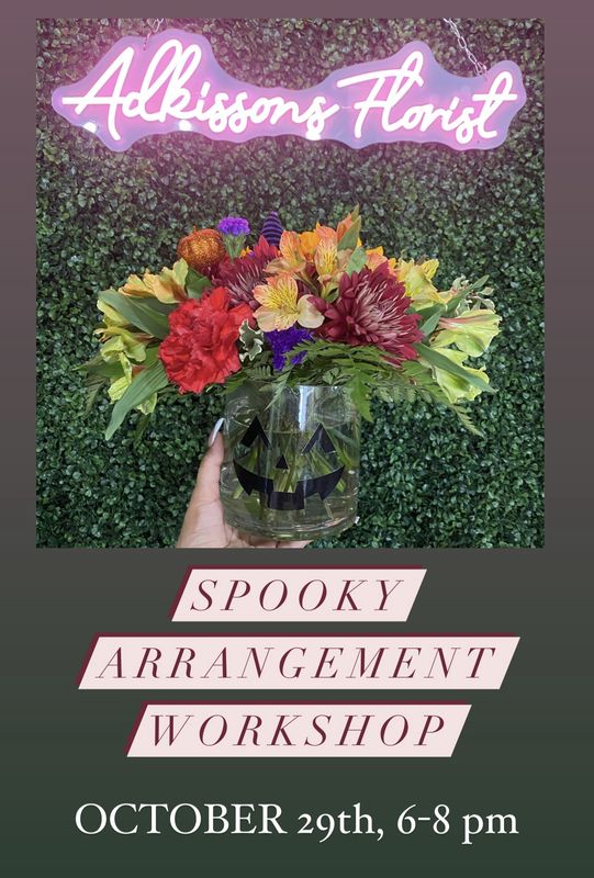 October 29, 2024 | Floral Arrangement Workshop Ticket