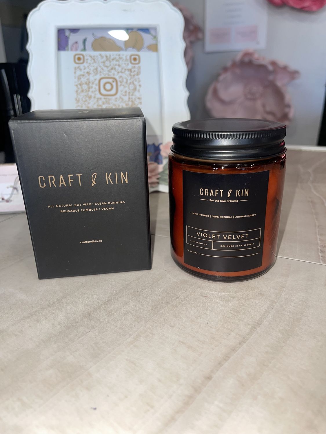 Candles, Type: Craft &amp; Kin violet Velvet