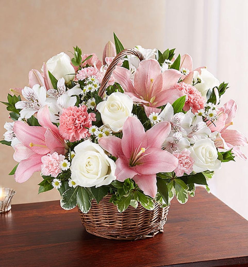 Lovely Pink Basket