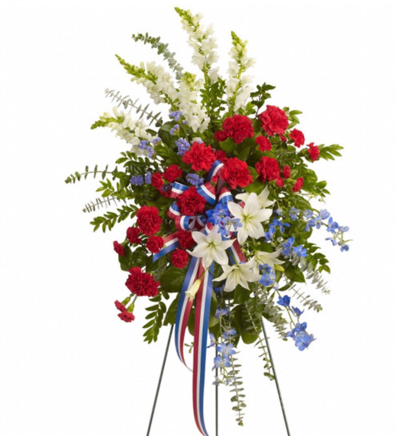 Patriotic Standing Spray