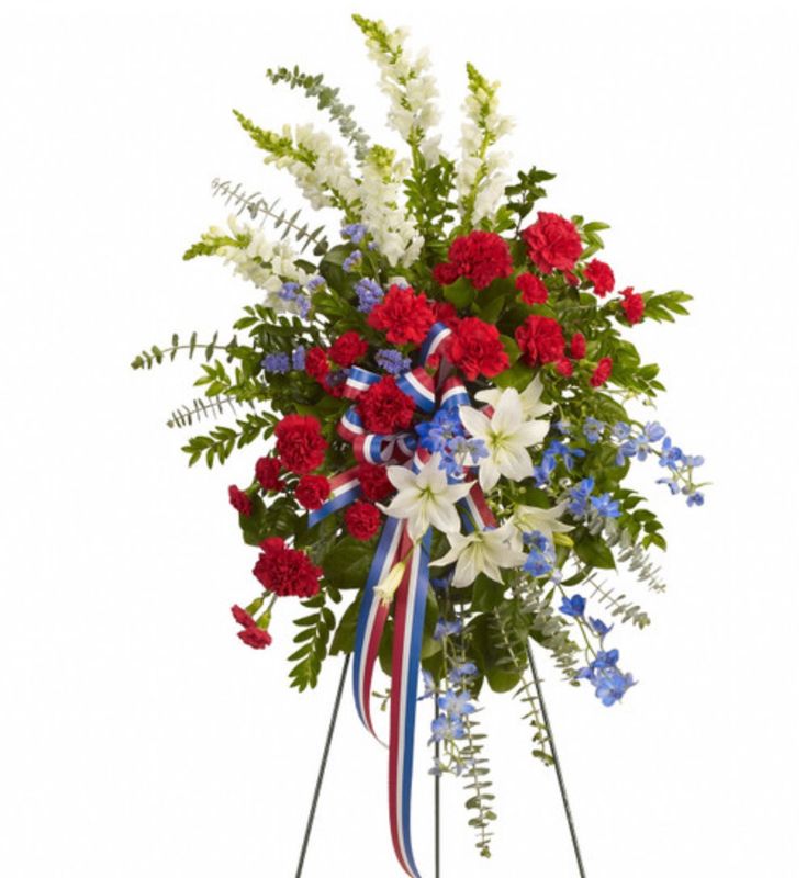 Patriotic Standing Spray