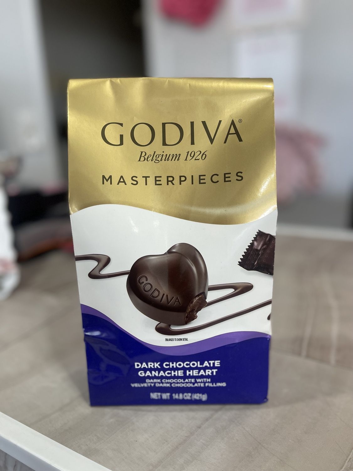 Chocolates, Type: Godiva Dark Chocolate  Bag
