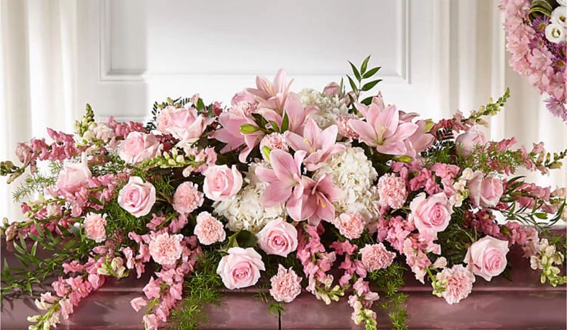 Life Remembrance Casket Spray