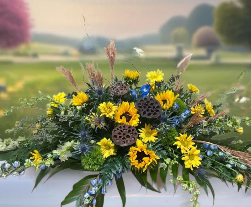 Wildflower Casket Spray