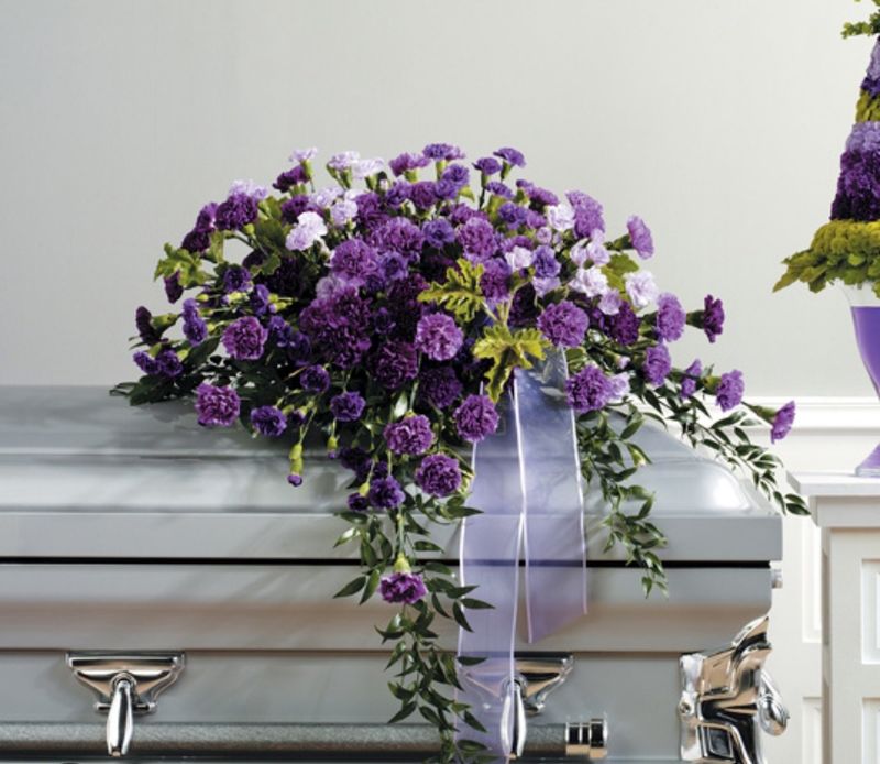 Carnation Casket Spray