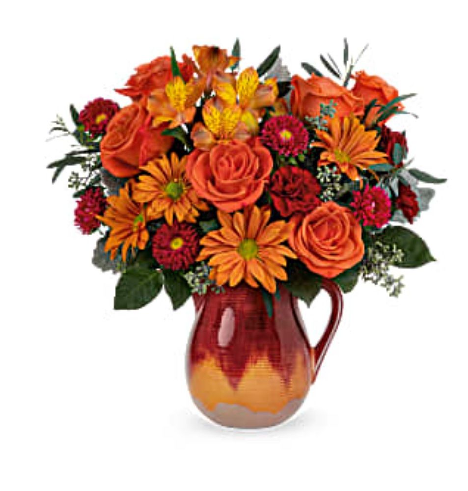 Autumn Pitcher Arrangement, Type: Standard