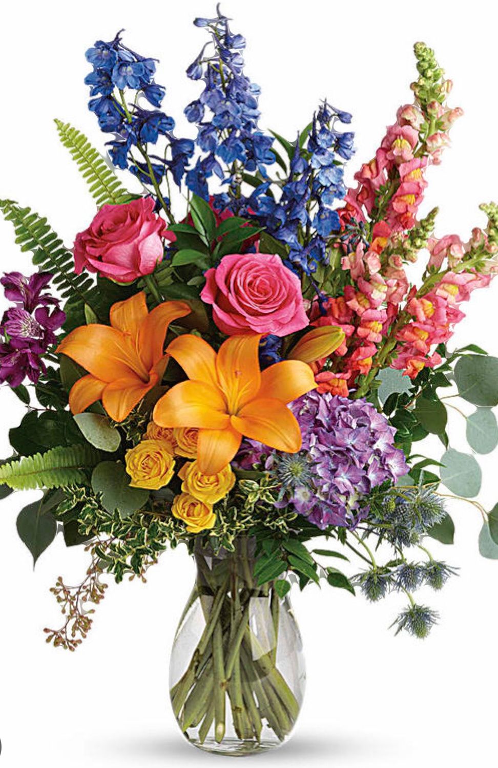 Colors Of The Rainbow Bouquet, Size: Standard