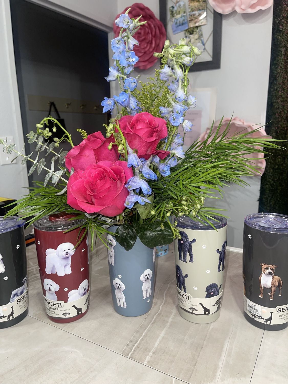 Tumbler  Floral Arrangement (Pet Friendly)