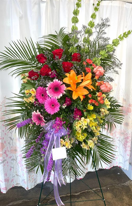 Colorful Garden Standing Spray