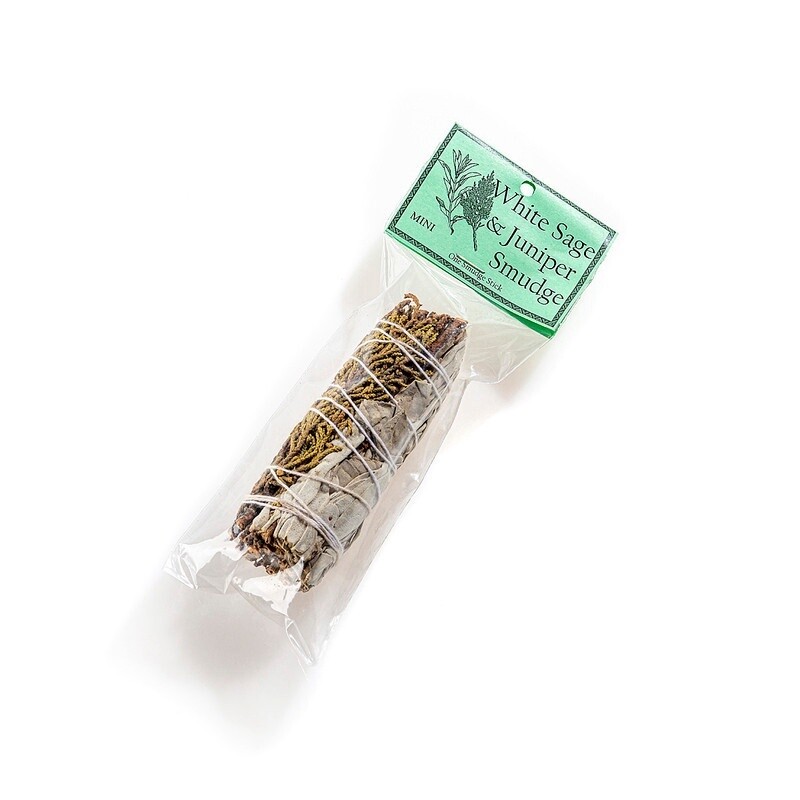 White Sage &amp; Juniper Smudge Stick (4&quot;)