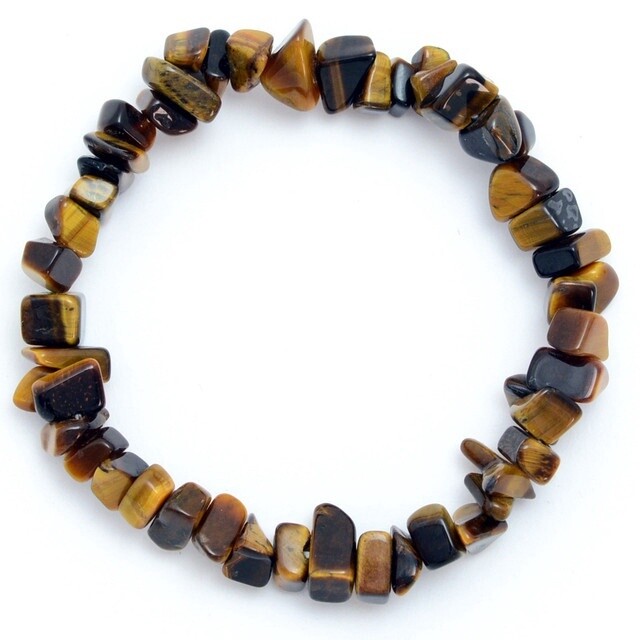 Golden Tigers Eye - Elasticated Chip Bracelet