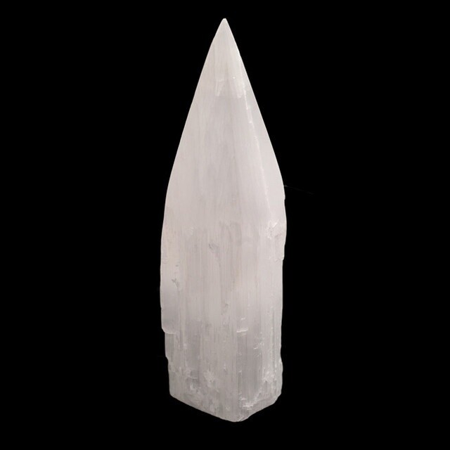 Rough Selenite With Polished Point