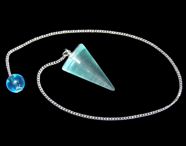 Blue Obsidian Cone Pendulum