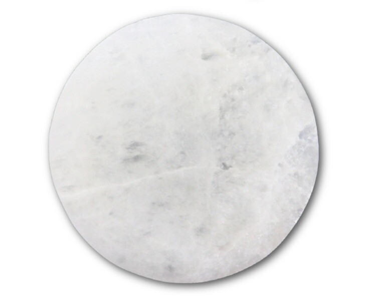 Selenite Round Charging Plate