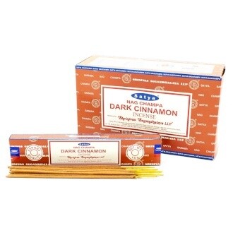 Dark Cinnamon Incense Sticks By Satya