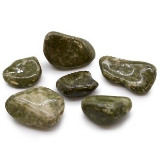 Epidote Snowflake Tumblestone Lrg.