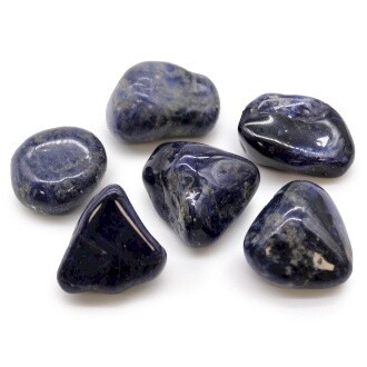 Sodalite  Pure Blue Tumblestone Lrg.