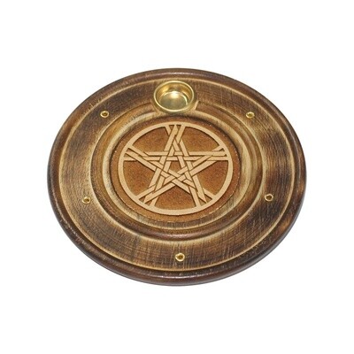 Pentacle Incense Stick and Cone Holder