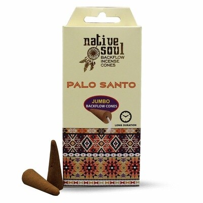 Native Soul Palo Santo Jumbo Backflow Incense Cones