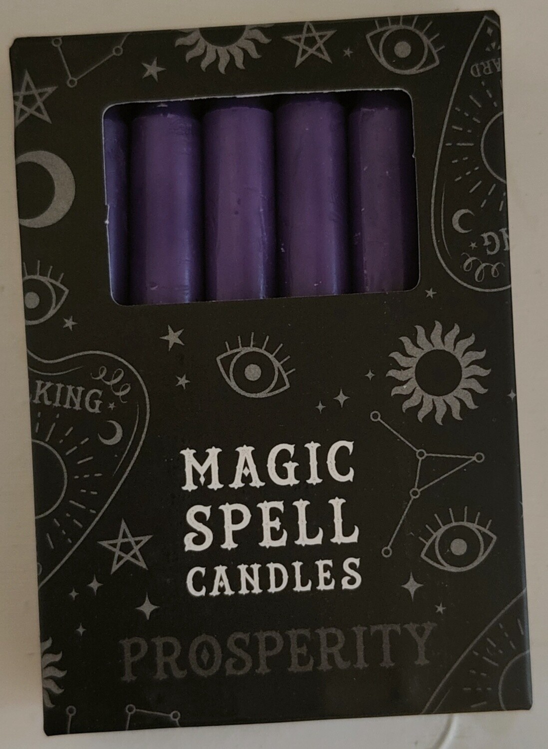 Purple - Black Magic Spell Candles 12