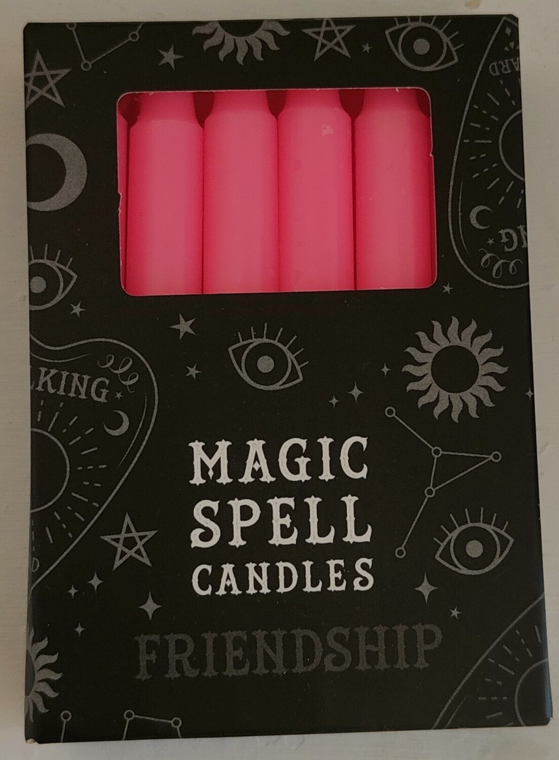 Pink - Black Magic Spell Candles 12