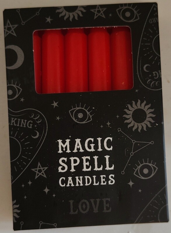 Red - Black Magic Spell Candles 12