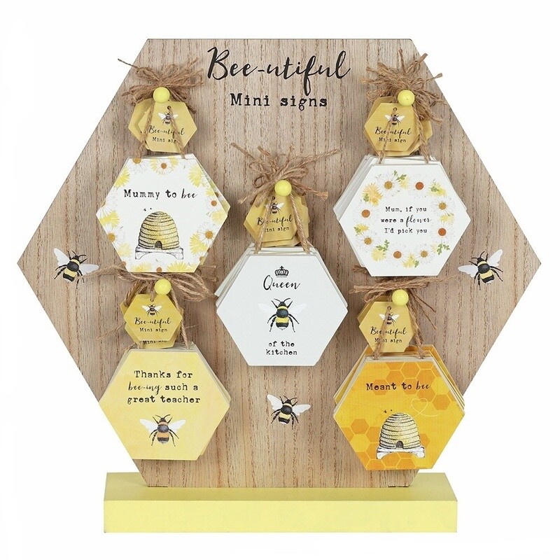 Bee-utiful wooden sign. &quot;Mummy to bee&quot;