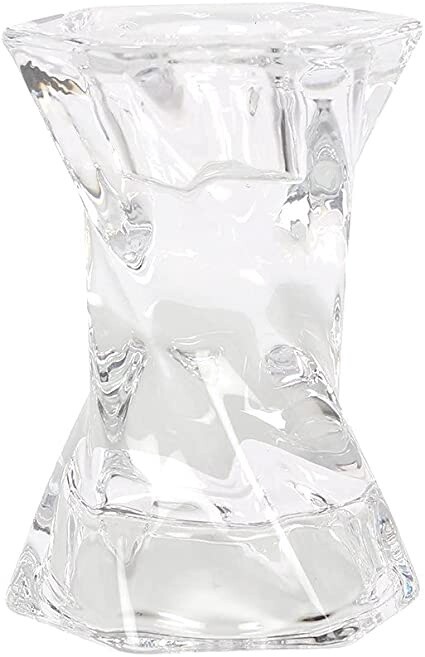 Twisted Glass Candle Holder